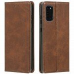 Magnetic Book Cover Case For Samsung Galaxy A80 SM-A805F Card Wallet Leather Slim Fit Look